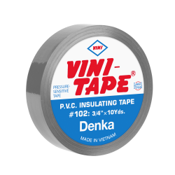 Taśma izolacyjna VINI-TAPE PCV 19mm x 10m #102 szara